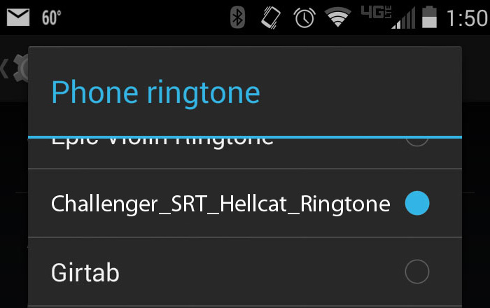 Ringtones - Android Step 7