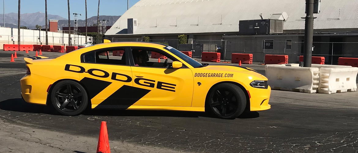 Dodge Thrill Rides - Yellow Charger Hellcat