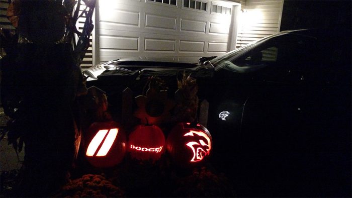 Dodge, Hellcat and Dodge Rhombus pumpkins