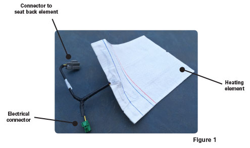 Heating element of heated seat