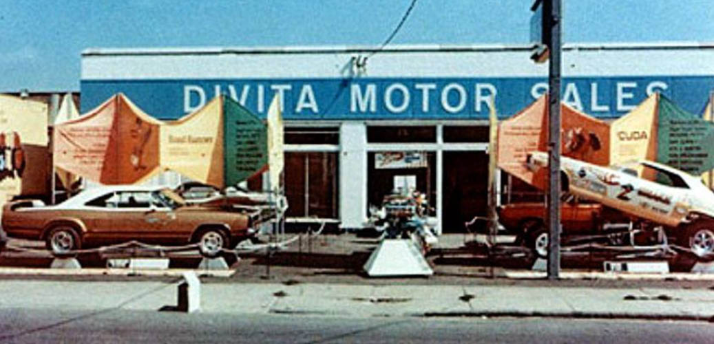 The front of a dealership with the RTS on display