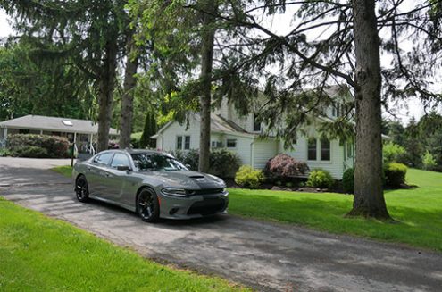 Stars & Stripes Charger leaving guest house headed for NYC