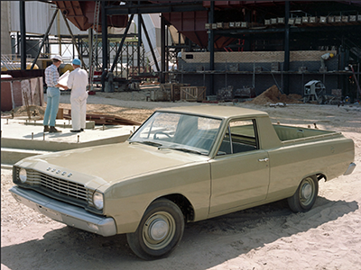 a dodge charger turned into a ute