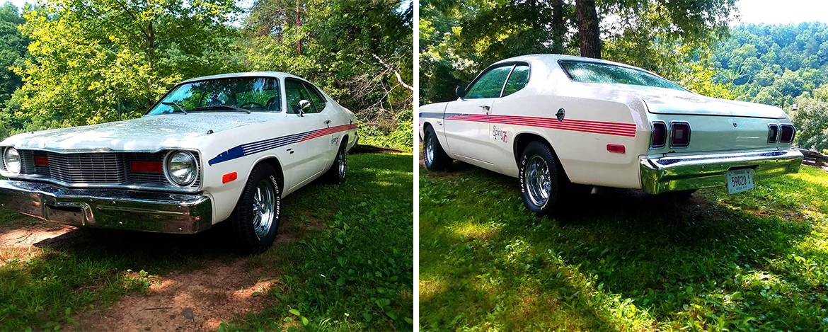 a spirit ‘76 edition Dodge Dart 