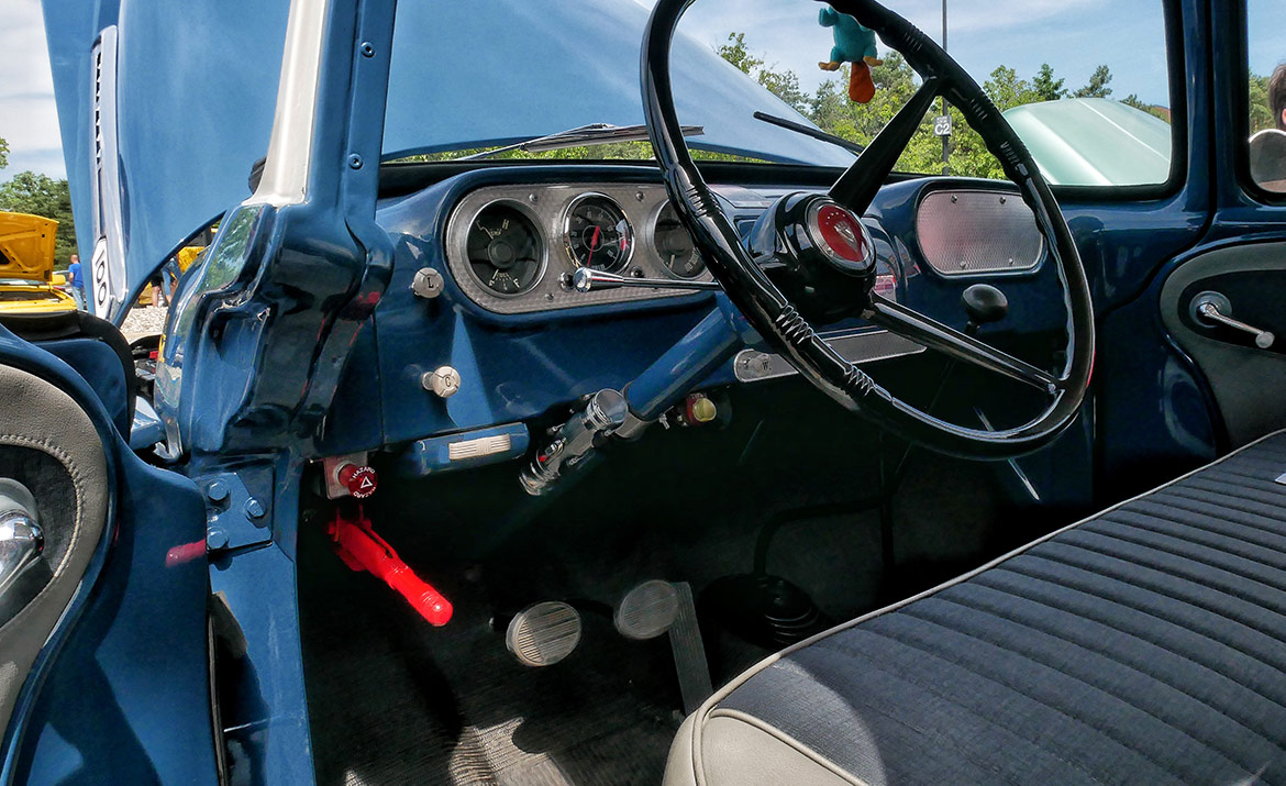 inside of a vehicle