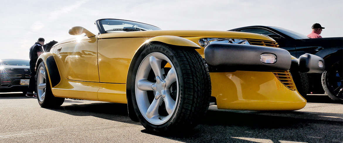 yellow plymouth prowler 