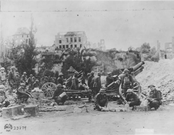 155mm Howitzers at Battle of Varennes