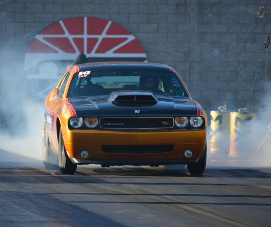 vehicle on the drag strip