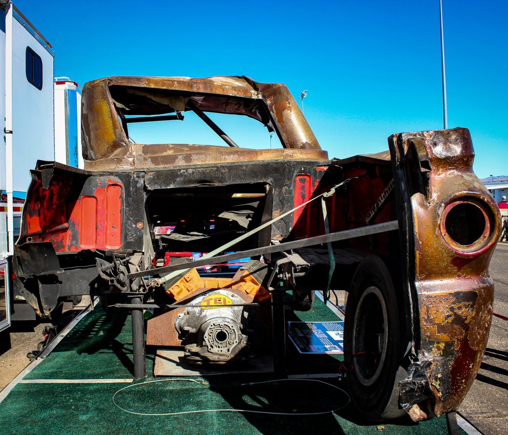 vehicle on display