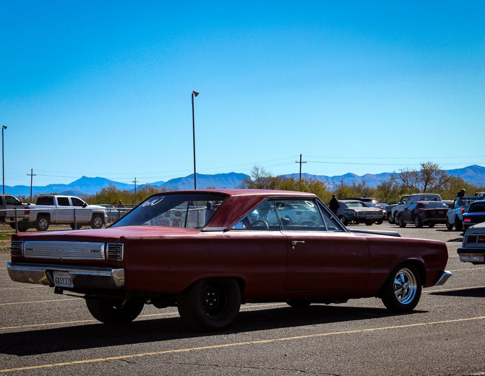 vehicle on display