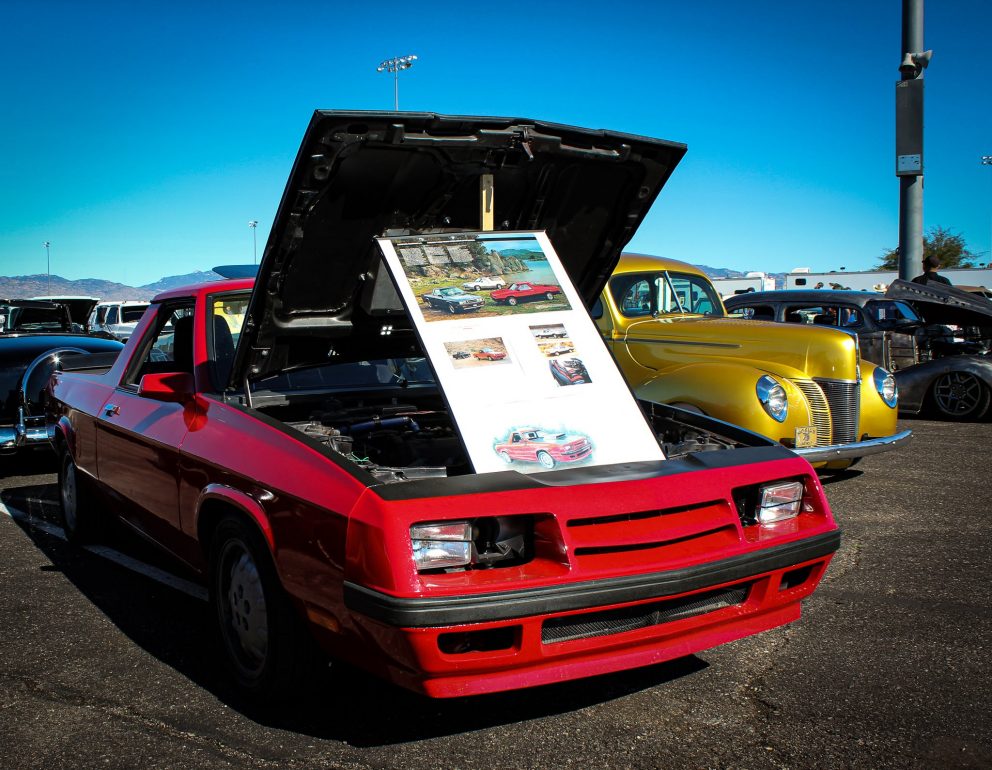 vehicle on display