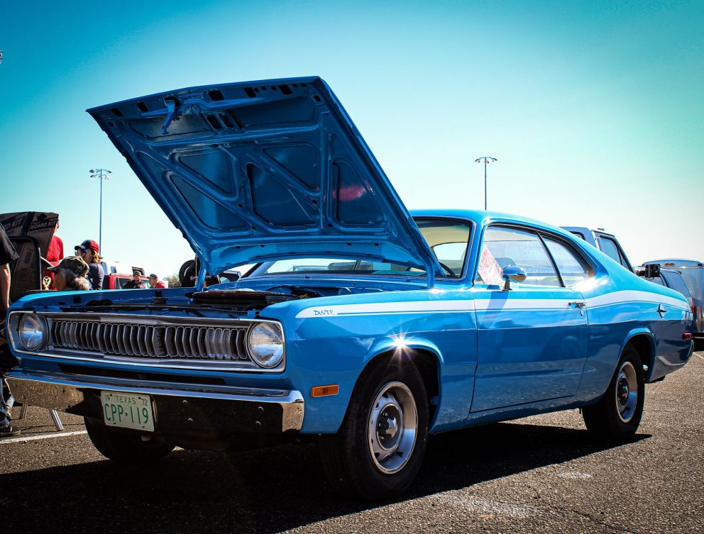 vehicle on display