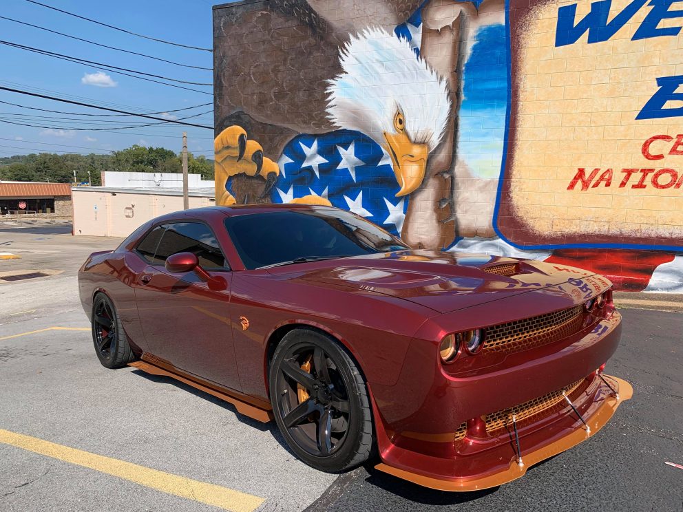 vehicle on display