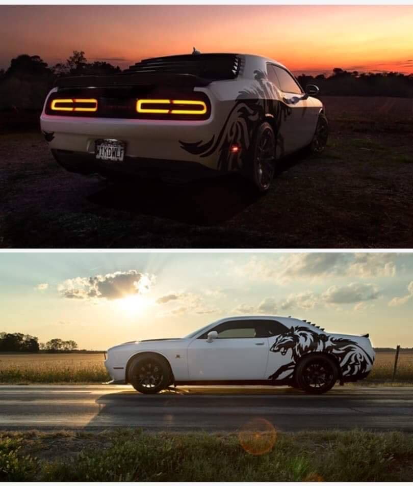 vehicle at sunset