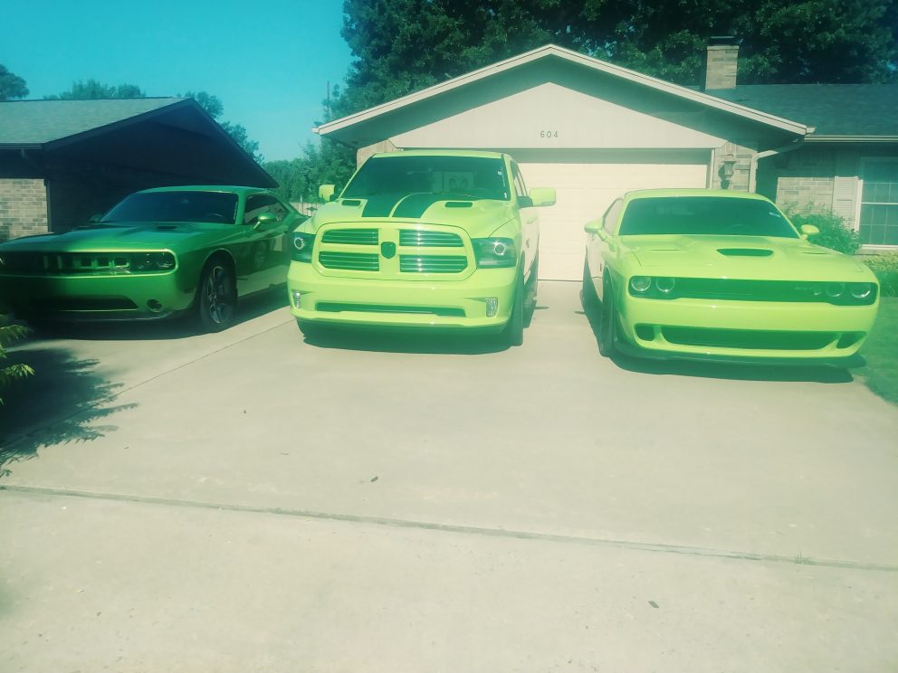 vehicles on display