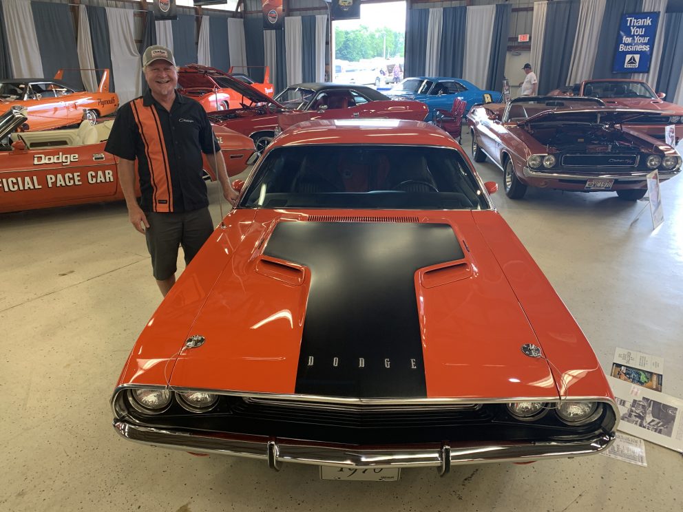 owner with his 1970 Dodge Challenger R/T
