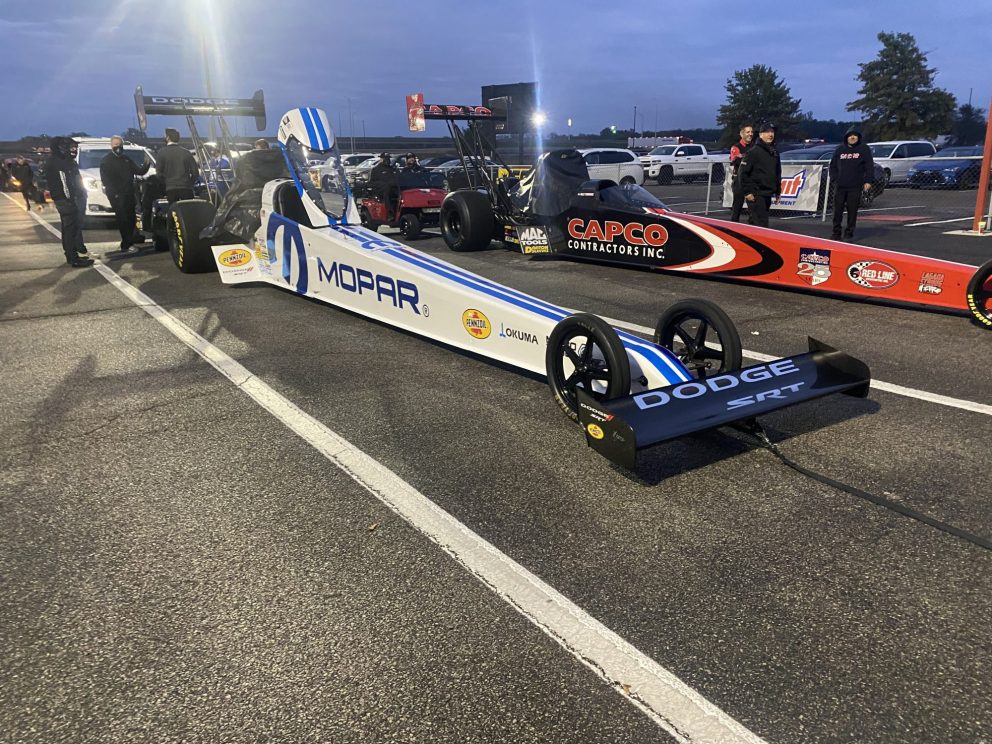 Leah Pruett's top fuel dragster