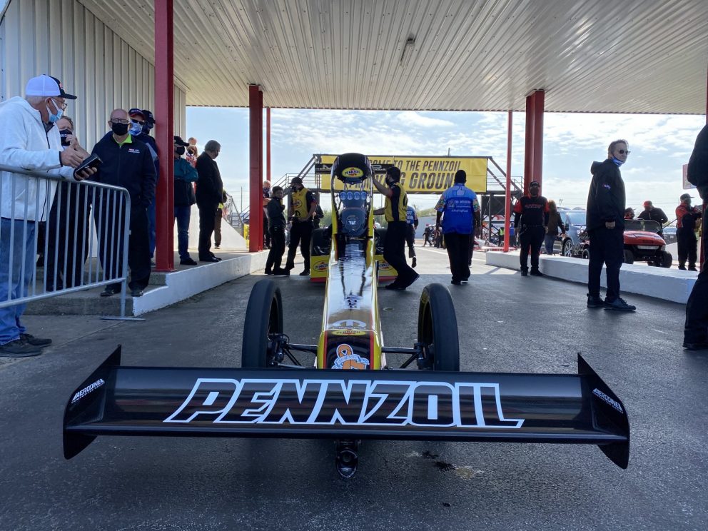 Leah Pruett's Top Fuel Dragster