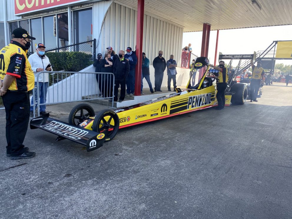 Leah Pruett's Top Fuel Dragster