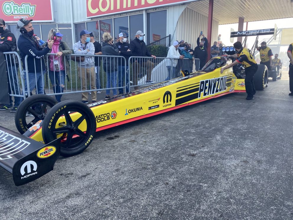 Leah Pruett's Top Fuel Dragster