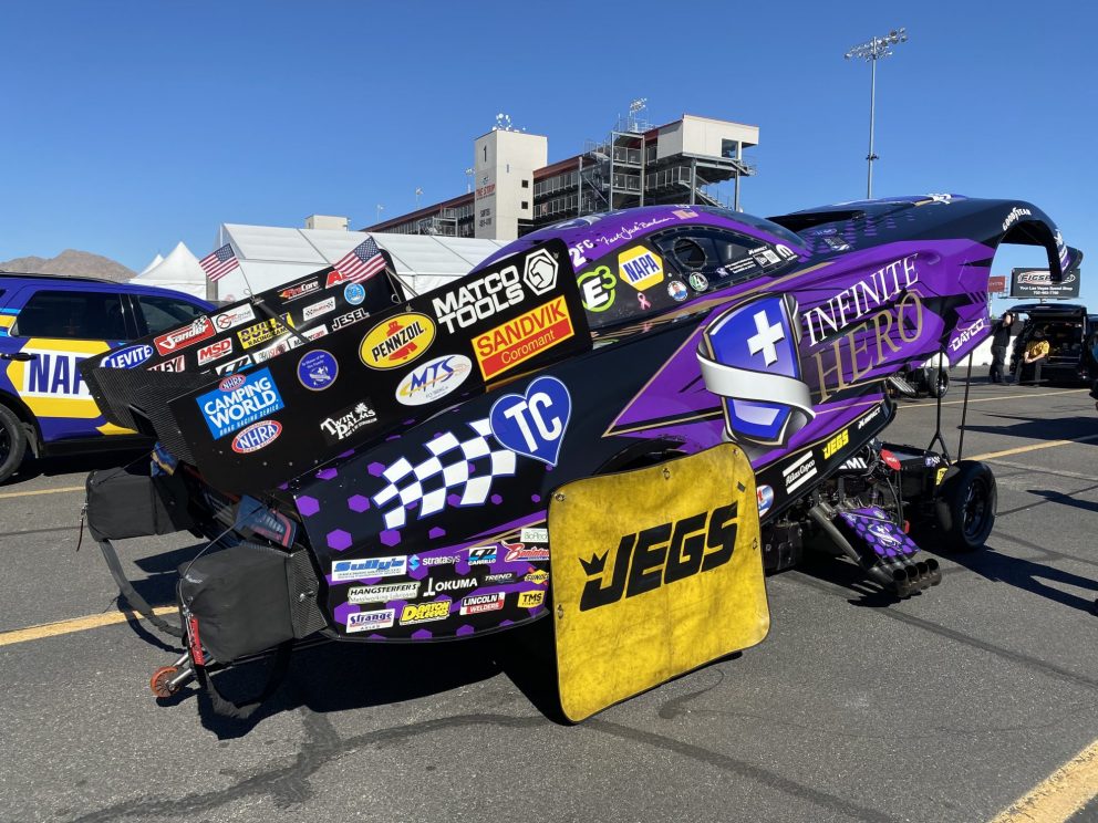 Jack Beckman's funny car