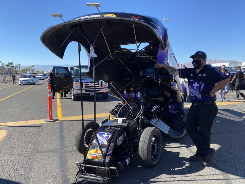 Jack Beckman's funny car