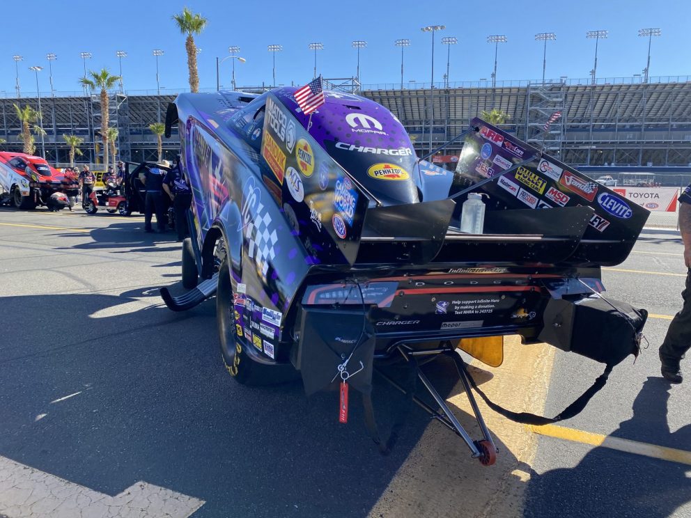 Jack Beckman's funny car