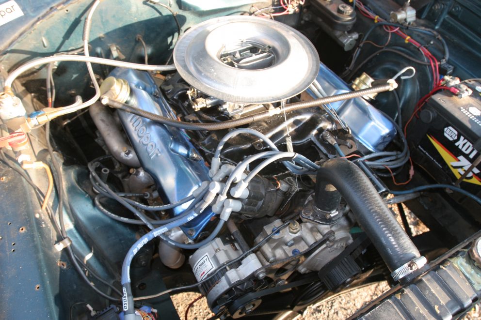 1967 Plymouth Satellite Mopar engine