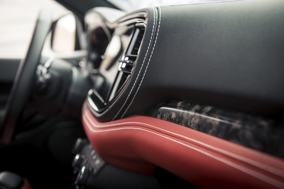 2021 Dodge Durango SRT Hellcat demonic red accents on interior