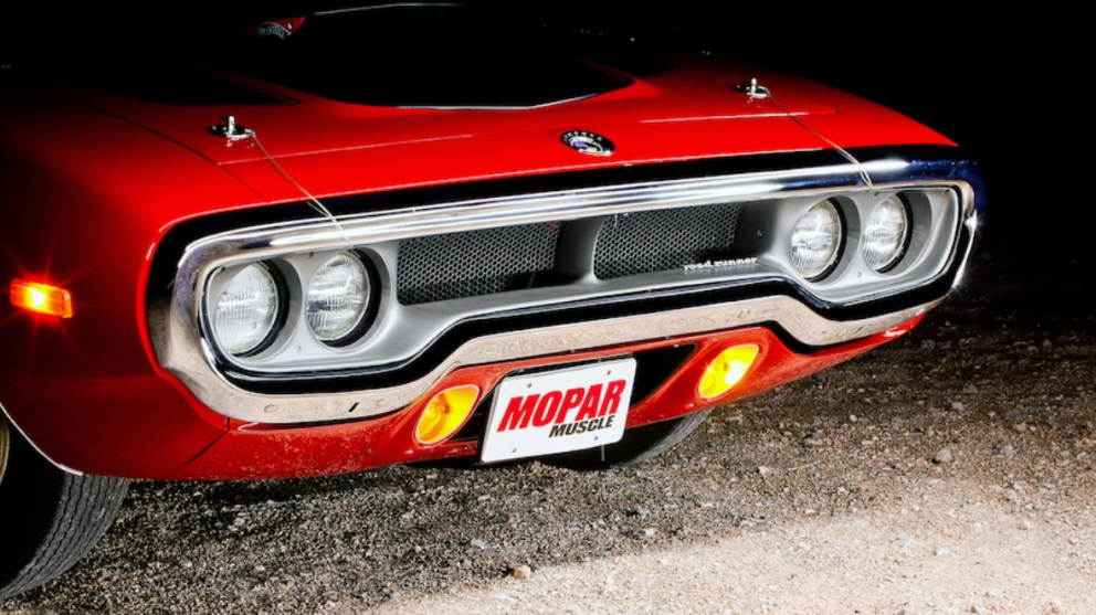 front end of 1972 Plymouth Road Runner GTX