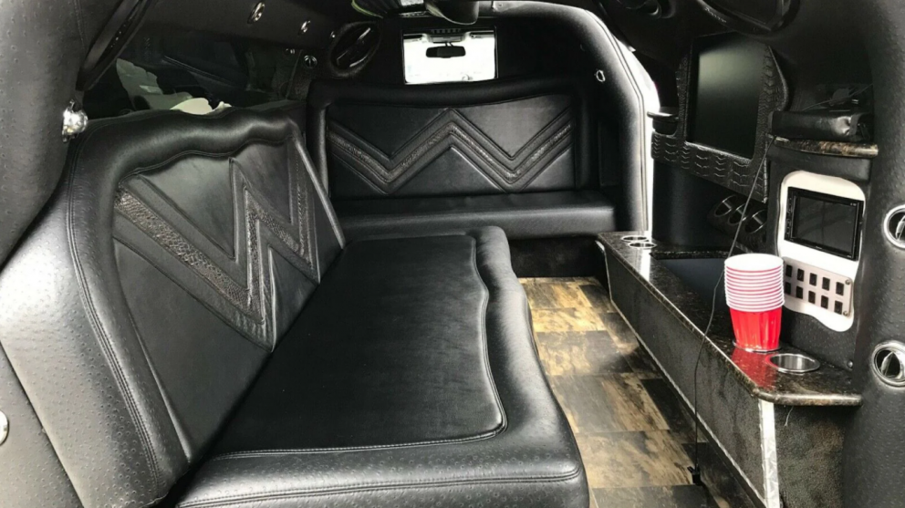 Dodge Challenger limousine interior