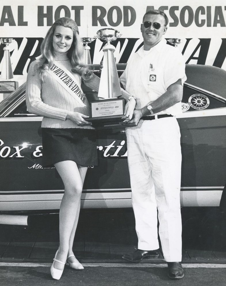 Herb McCandless winning a trophy