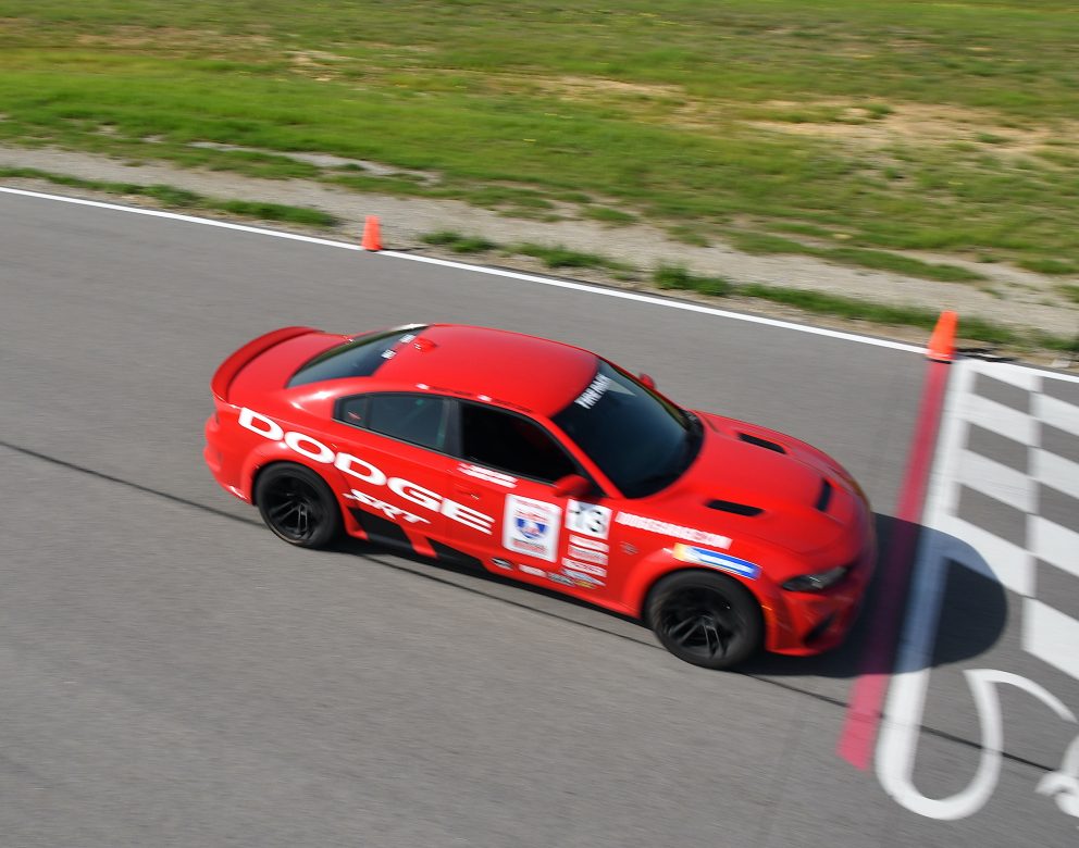 Charger SRT Hellcat Redeye Widebody racing in OLOA