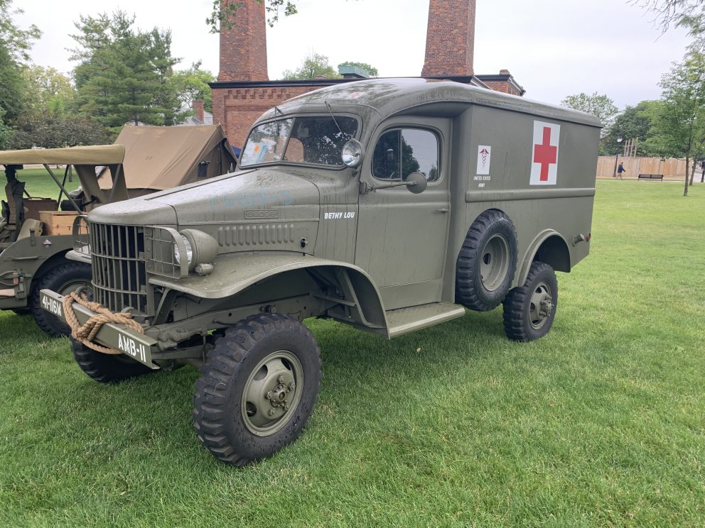 Vintage Dodge military vehicle