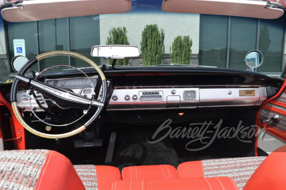 1959 Plymouth Sport Fury convertible interior