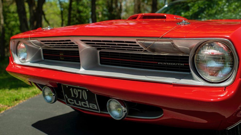 1970 Plymouth 'Cuda front end