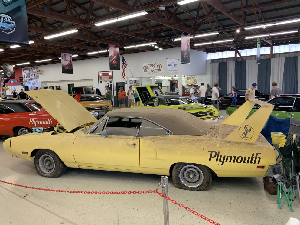 Plymouth vehicle on display