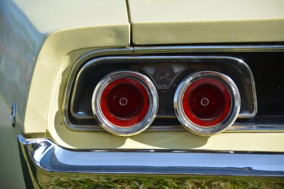 Tail lights of a vehicle