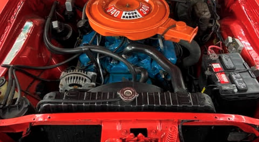 1973 Dodge Challenger Rallye 340 engine