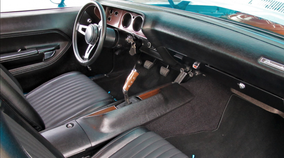 1972 Plymouth Cuda interior