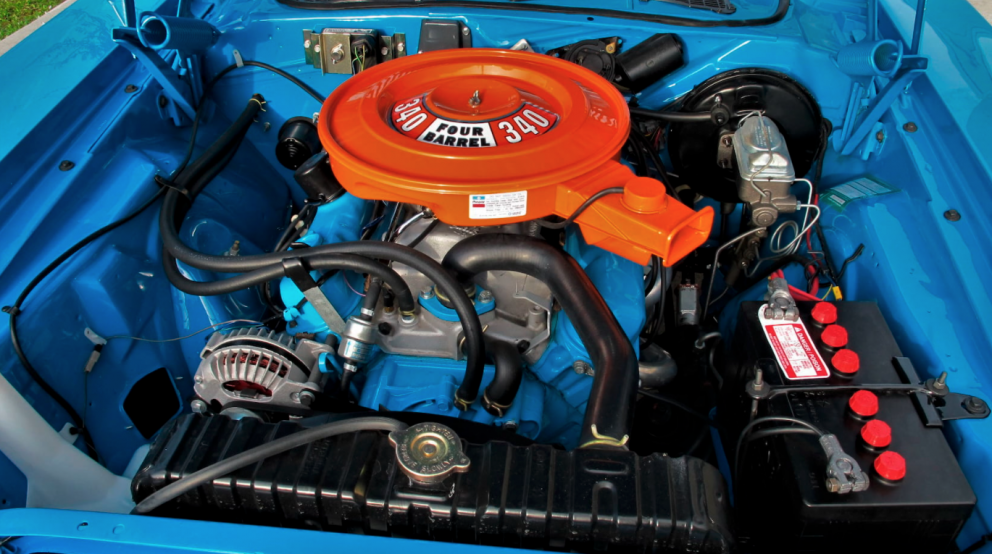 1972 Plymouth Cuda engine