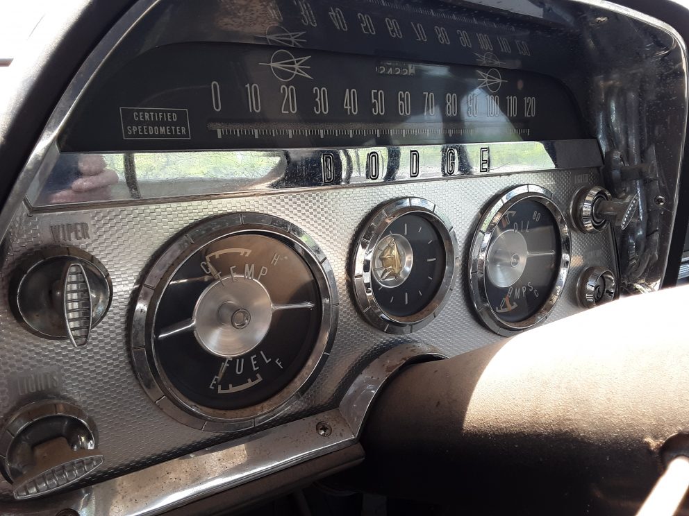 1959 Dodge Coronet California Highway Patrol Cruiser interior