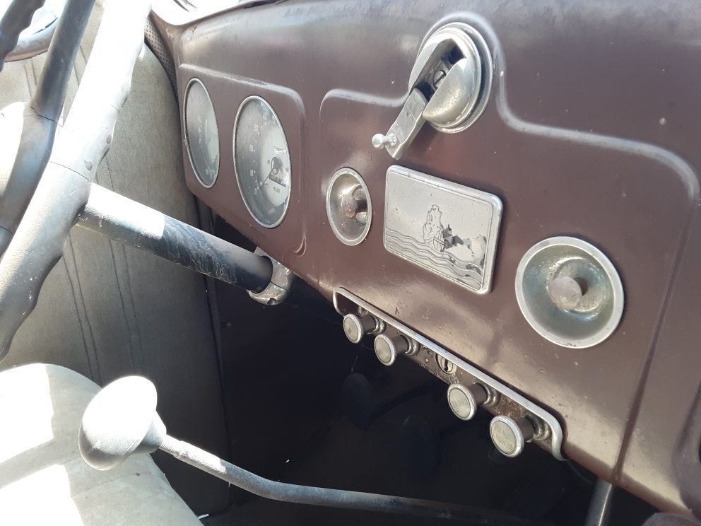 1937 Plymouth Business Coupe interior
