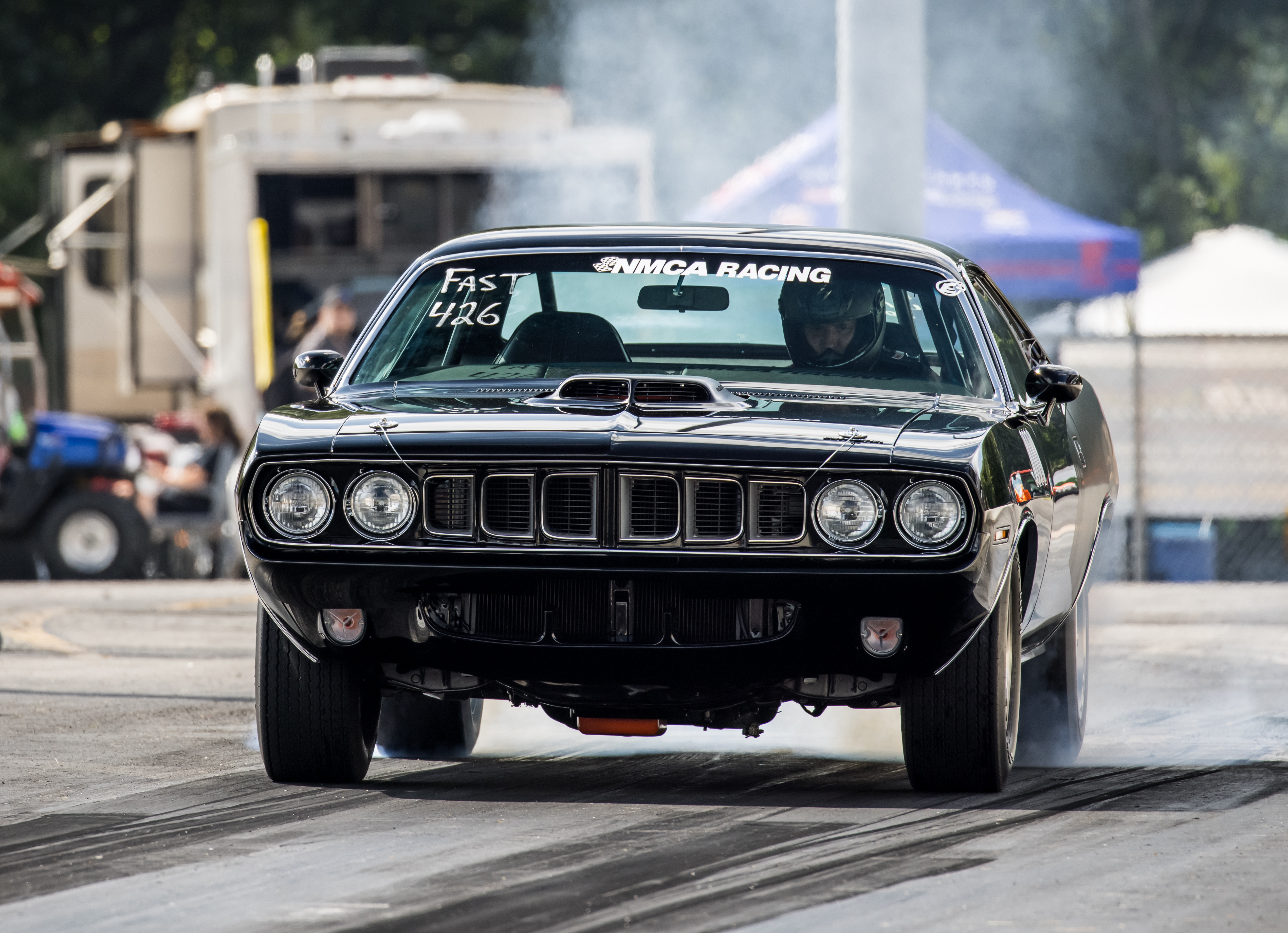 Dodge vehicle drag racing