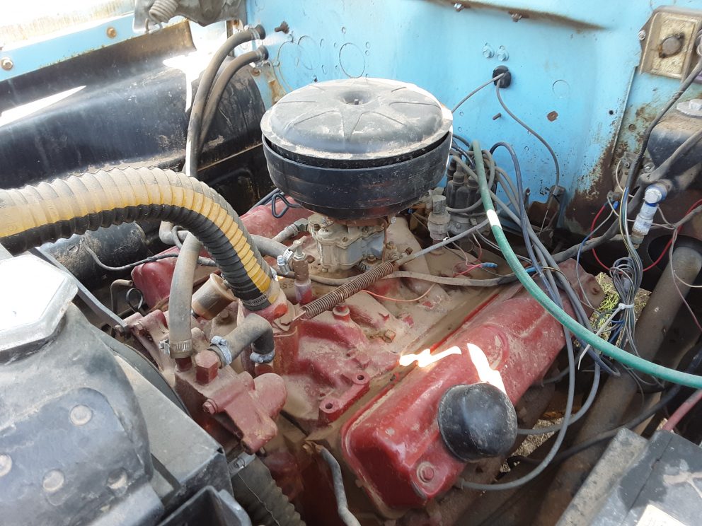 1959 Dodge D400 Stake Truck engine
