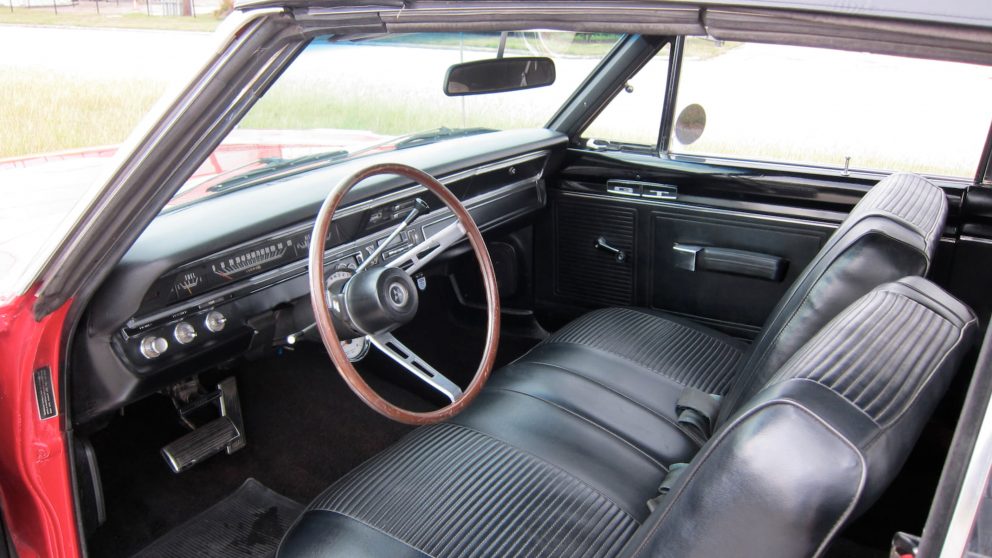 1969 Dodge Dart Convertible interior