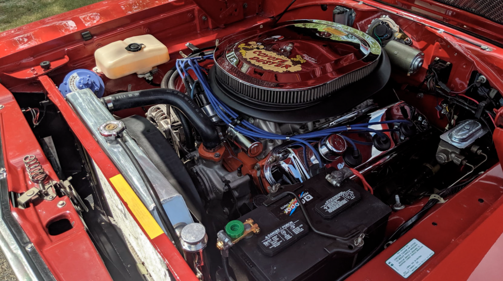 1969 Plymouth Satellite Convertible engine