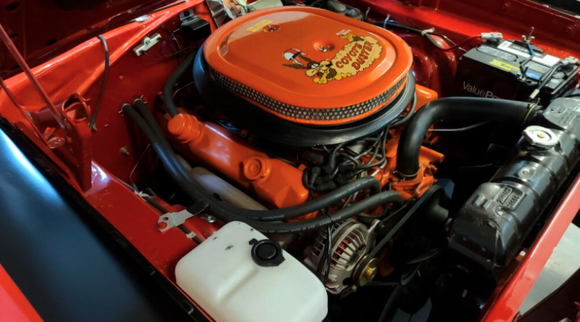 1969 Plymouth GTX engine