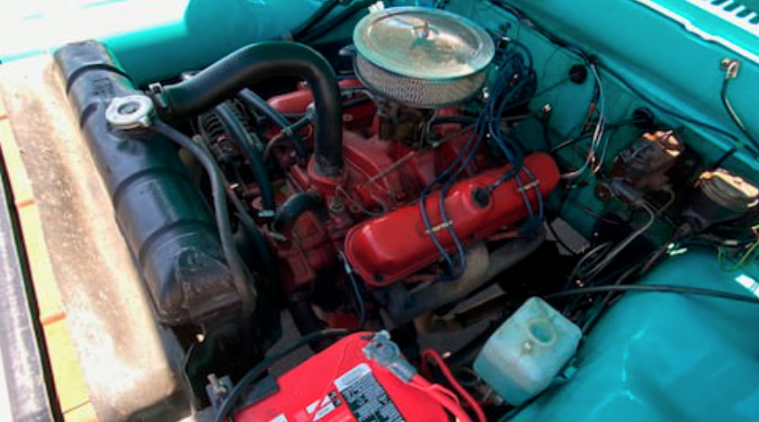 1967 Dodge D100 Power Wagon Pickup engine