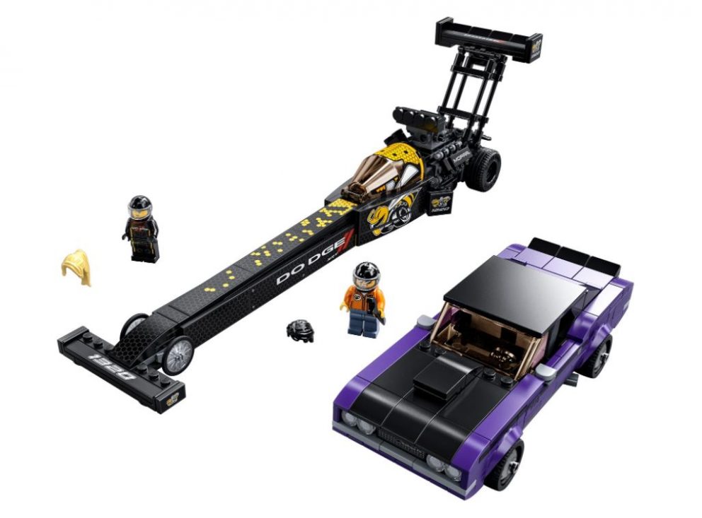 LEGO car and figures
